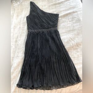 Club Monaco little black one shoulder dress, over the knee, size 2